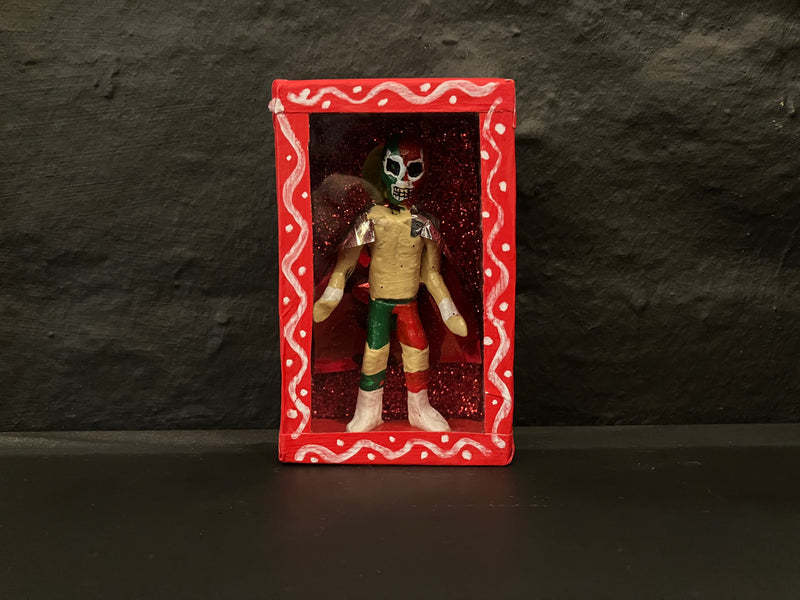 Nichos box Mexican wrestler