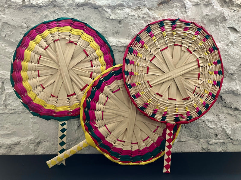 Mexican woven fan