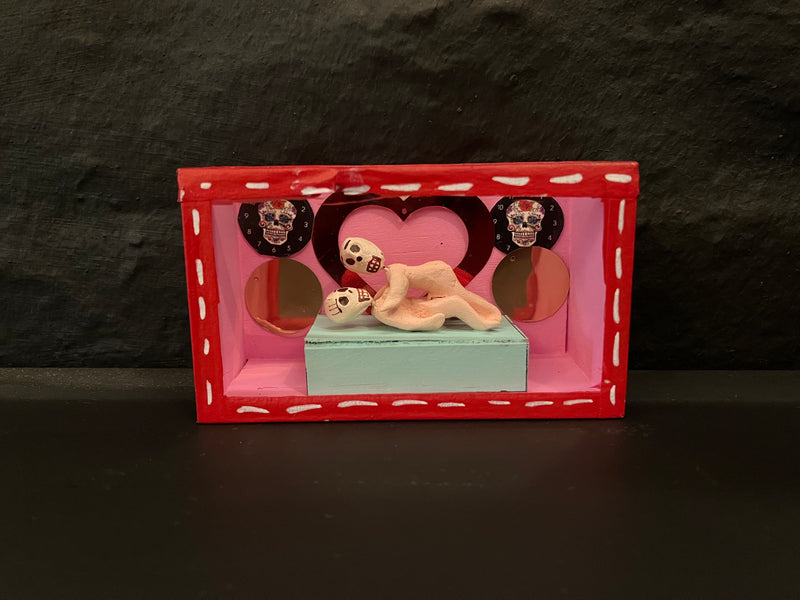 Nichos/ skeleton shadow box Sex