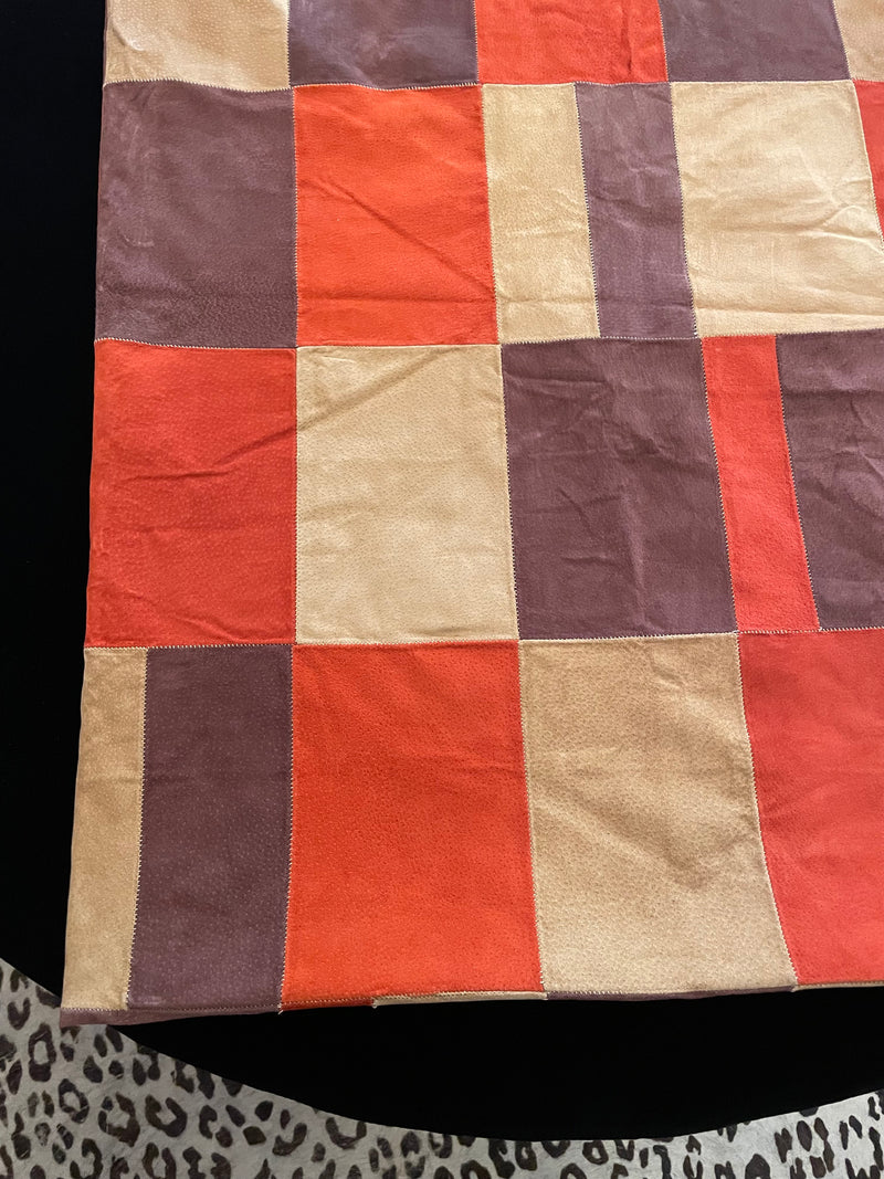 Vintage suede panel