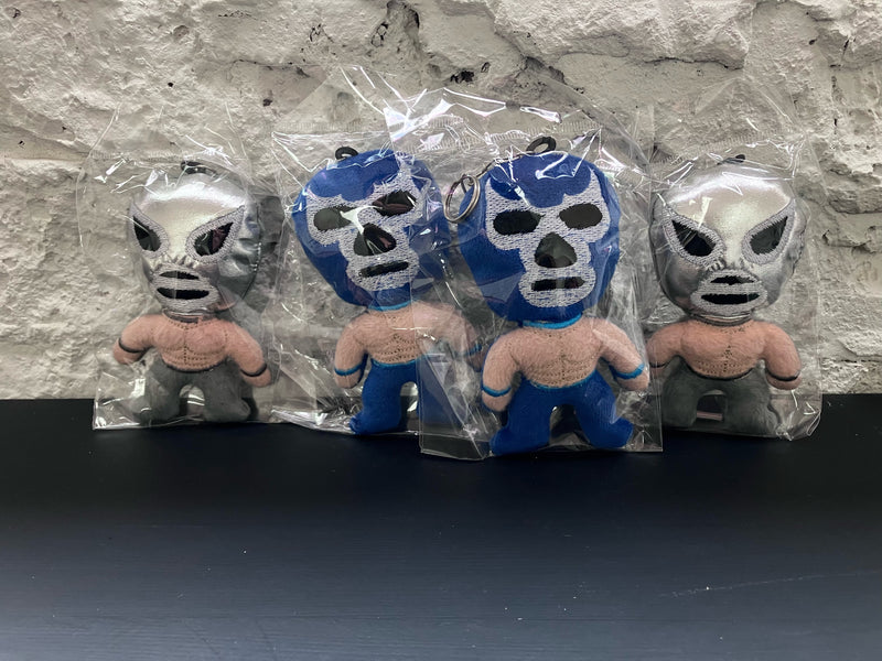 Mexican wrestler key rings