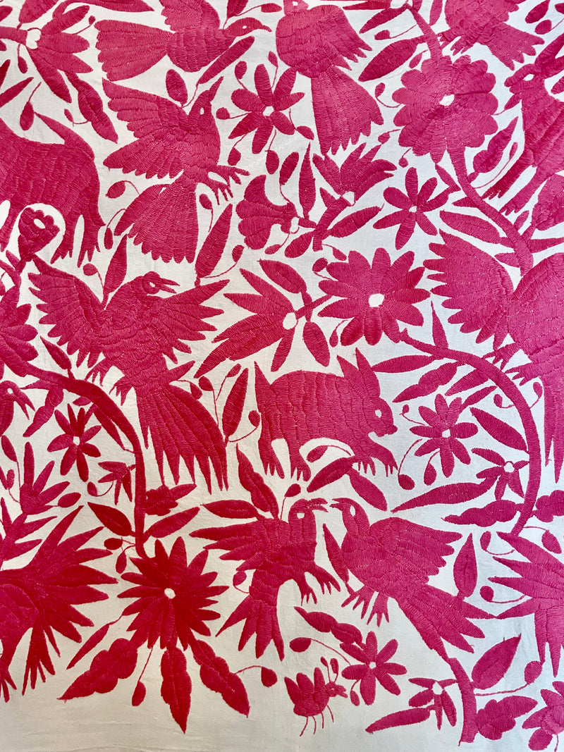 Mexican decorative embroidered panel
