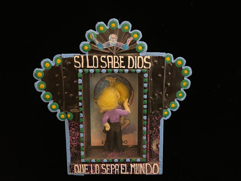 Nichos / Skeleton Shadow Boxes: SI LO SABE DIOS... QUE LO SEPA EL MUNDO / IF GOD KNOWS... LET THE WORLD KNOW