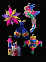 Mexican tin decorations