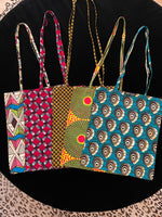 African wax print bags