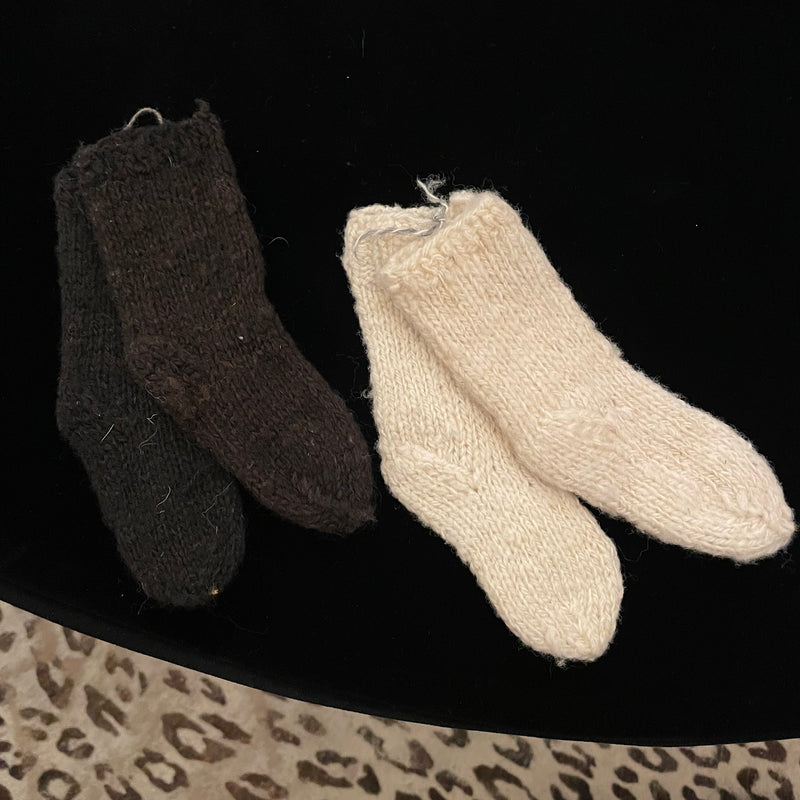 Baby alpaca socks