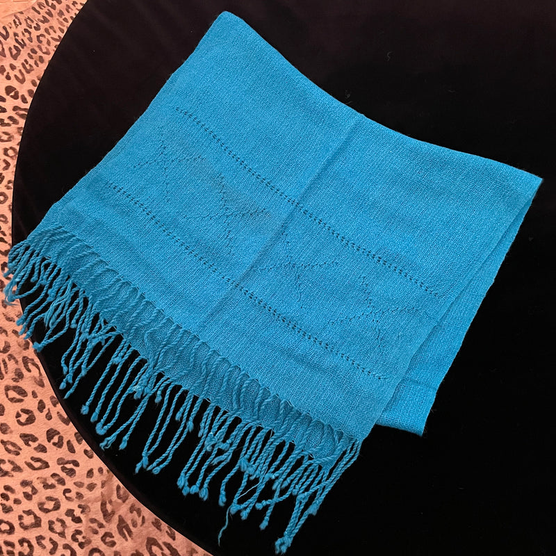 Woven scarves from Chile