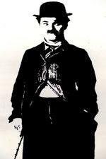 Vintage Charlie Chaplin Mirror - Tall