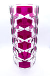 Geometric magenta vase