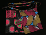 African wax print bag - large