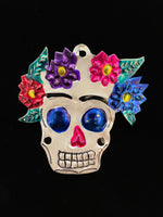 Day of the Dead tin skulls