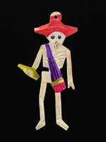 Mexican tin skeletons