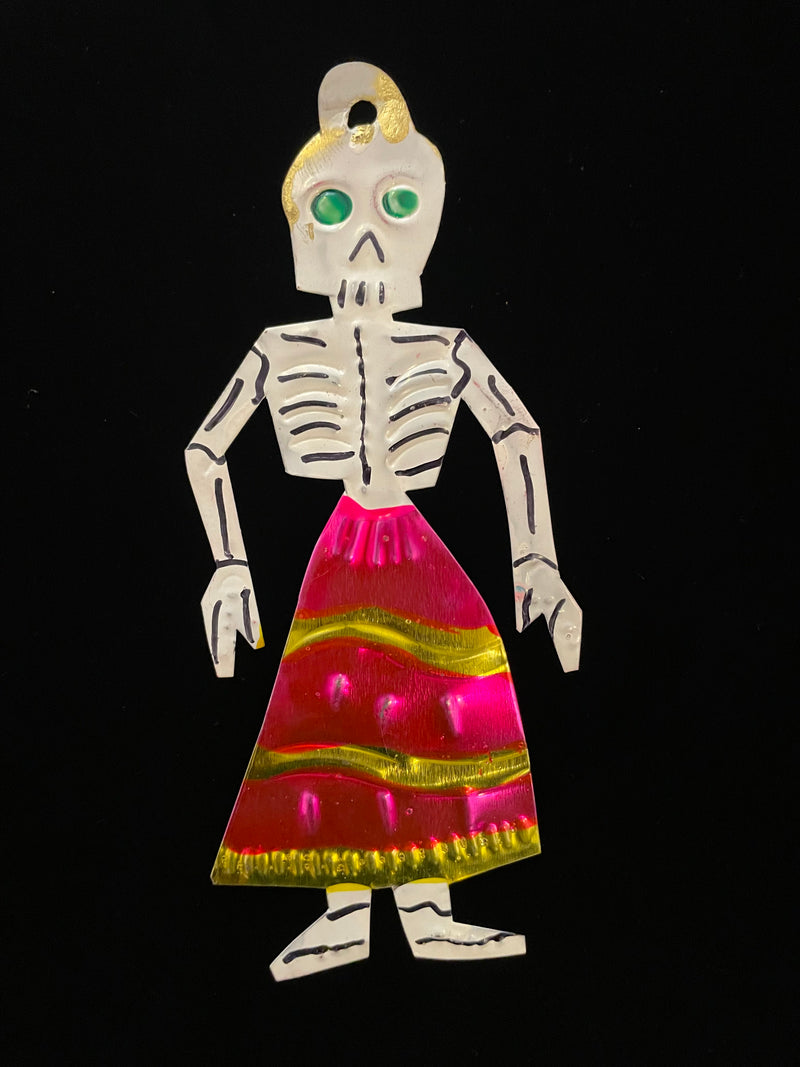 Mexican tin skeletons