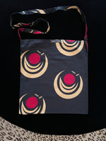 African wax print bag