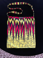 African wax print bag