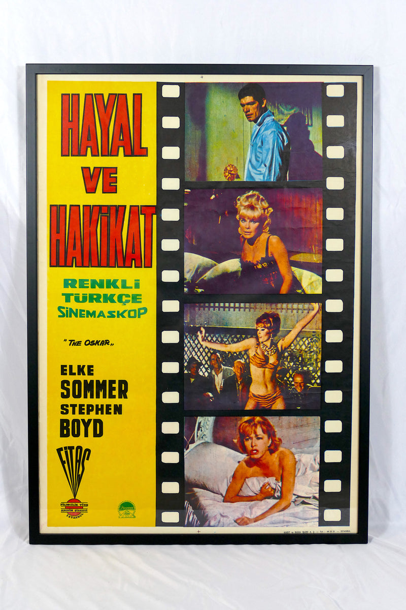 TURKISH FILM POSTER - FRAMED