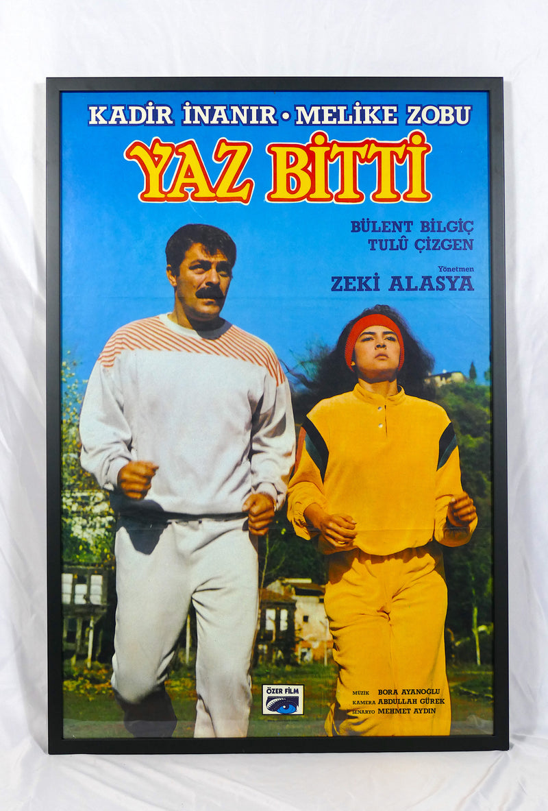 TURKISH FILM POSTER - FRAMED