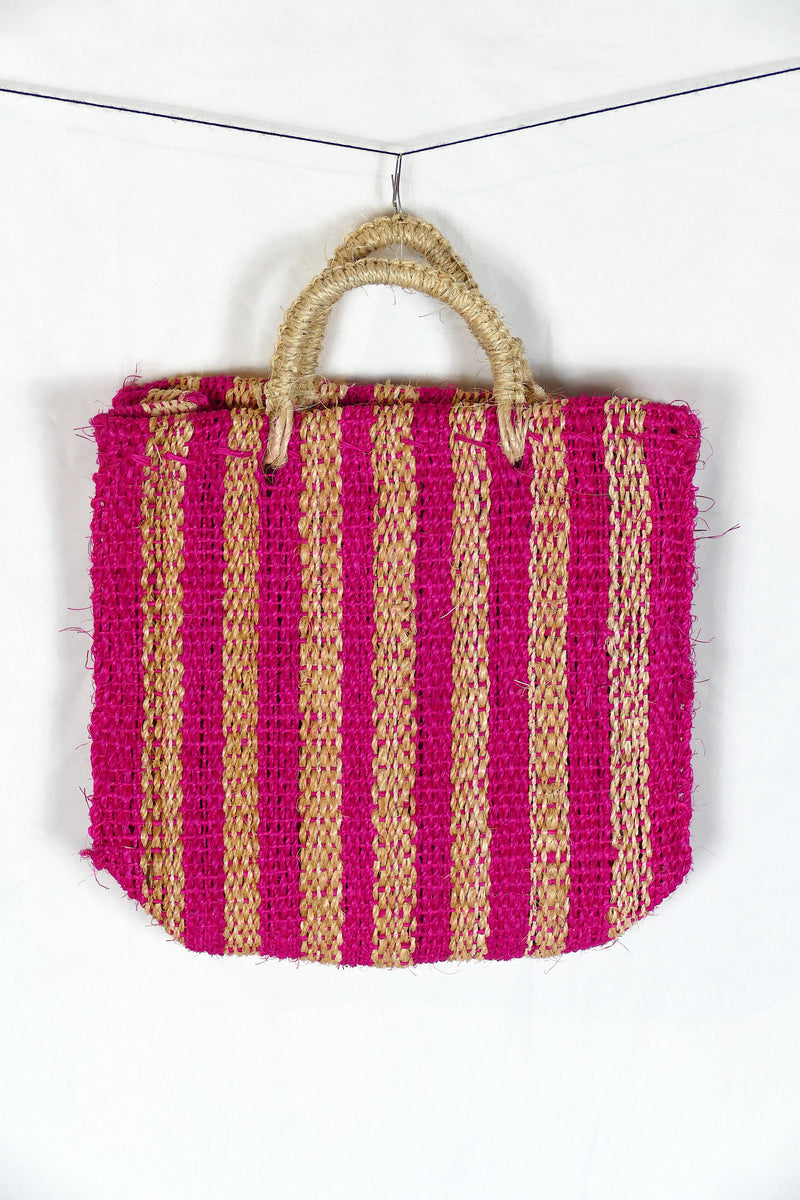 Mexican woven seagrass bag