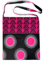 African wax print bag - large