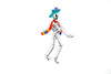 Painted Tin Trinkets - Skeleton magnets
