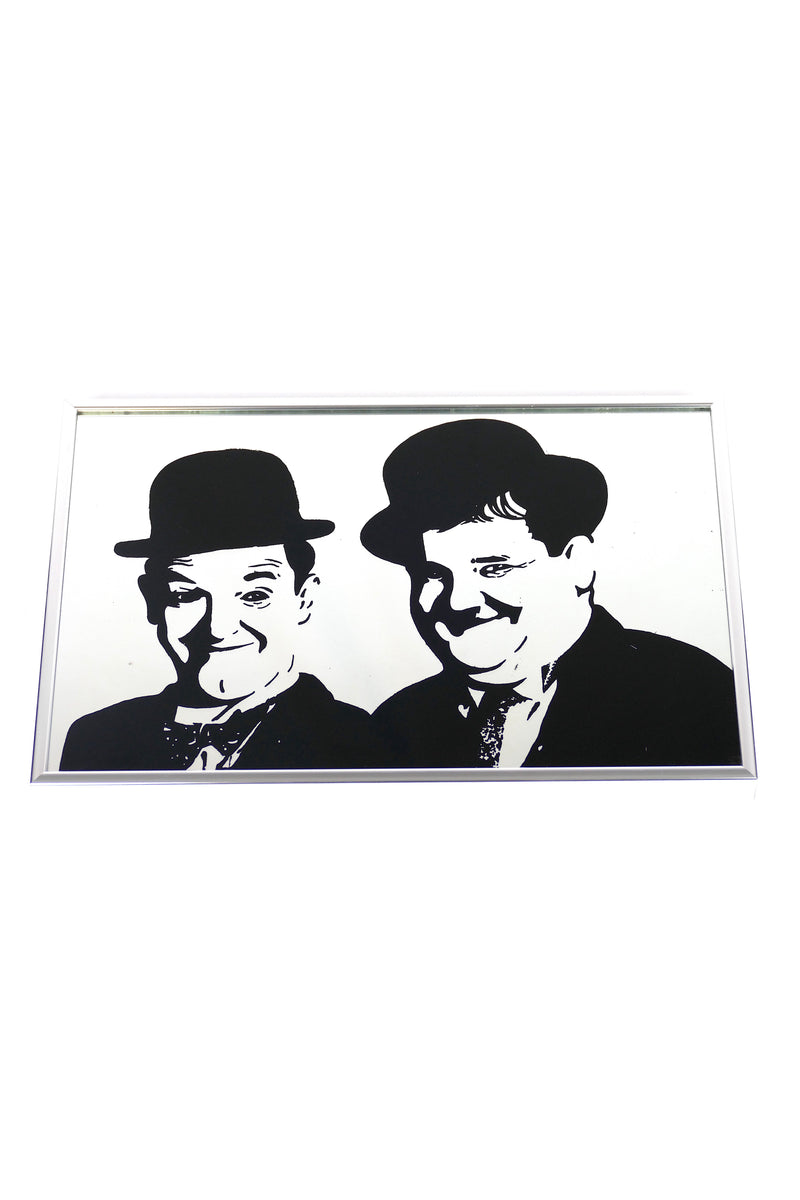 Vintage Laurel & Hardy Mirror