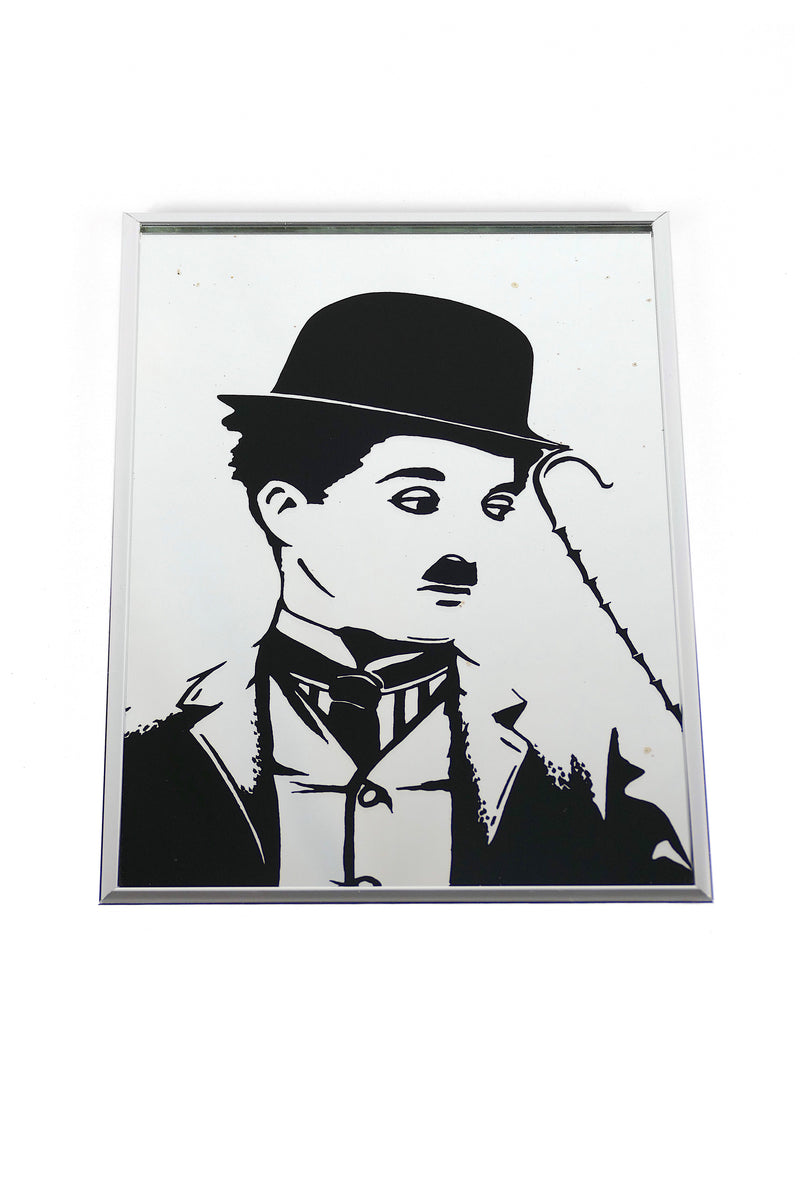 Vintage Charlie Chaplin Mirror