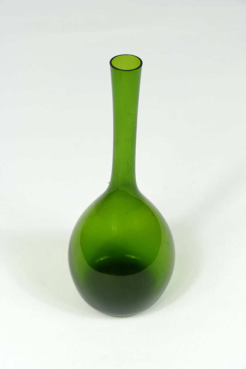 Small Green Single Stem Vase