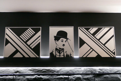 Vintage Charlie Chaplin Mirror