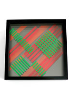 Geometric Pattern Boxes (5 Layers) - Framed