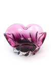 Murano Glass Bowl - Pink & Purple
