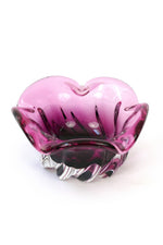 Murano Glass Bowl - Pink & Purple