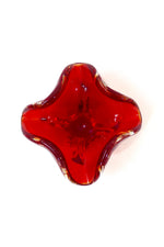 Murano Red Glass Bowl