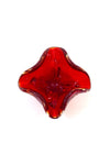 Murano Red Glass Bowl