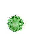 Tiny Green Glass Candle Holder