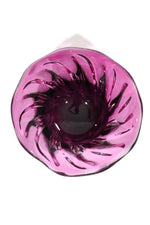 1970's Murano Glass Swirl Bowl - Pink & Clear