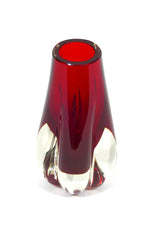 Vintage Ruby Red Vase