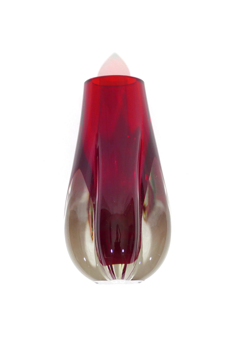 Vintage Ruby Red Vase