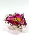 1970's Murano Glass Bowl - Pink & Orange
