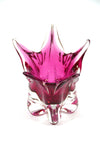 Czech Freeform Art Vase - Pink