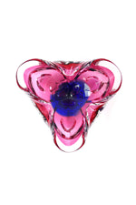 Murano Glass Bowl - Pink & Blue