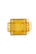 Amber Glass Ashtray