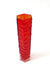 Murano Red Lava Vase