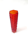 Murano Red Lava Vase