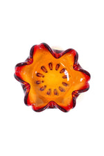Vintage Glass Bowl - Amber