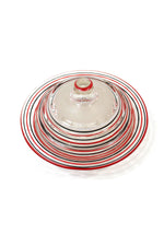 Vintage Striped Lidded Dish