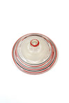 Vintage Striped Lidded Dish