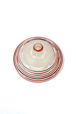 Vintage Striped Lidded Dish