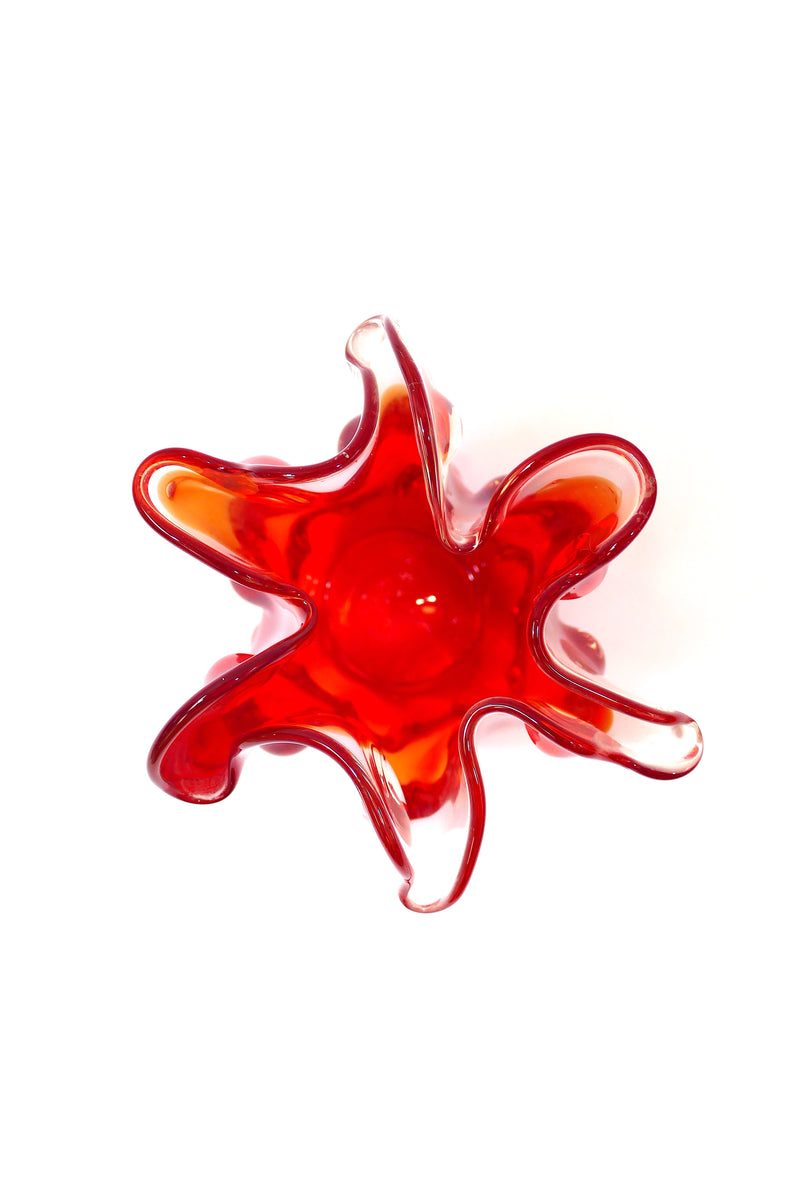 Murano Red Bowl