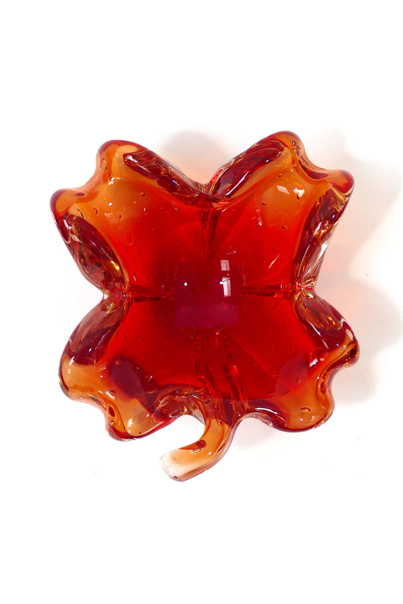 Red & Orange Glass Bowl