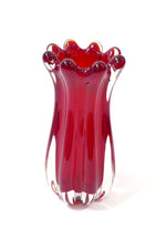 Red Bubble Vase